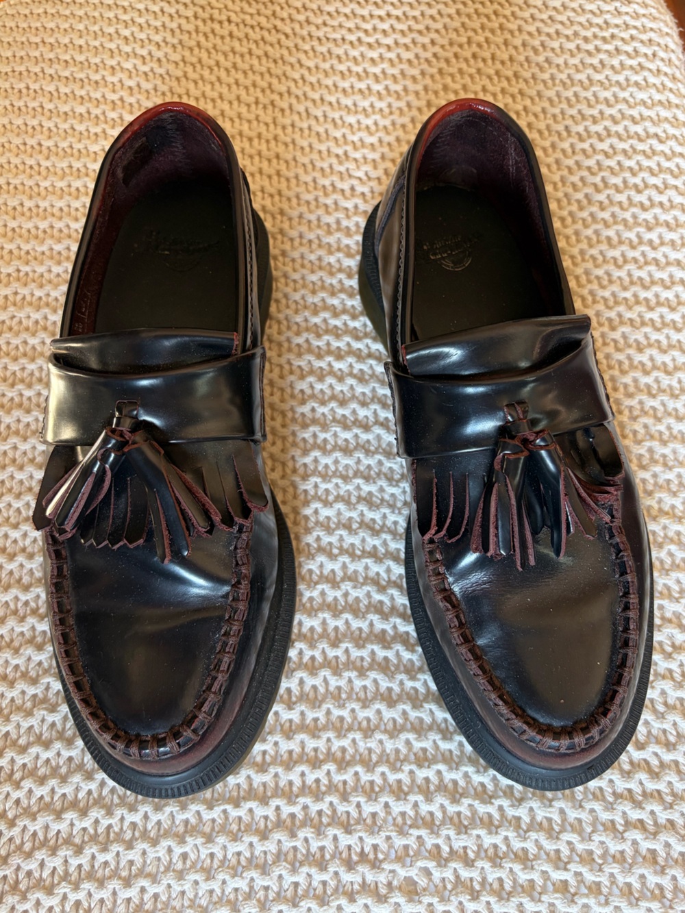 Dr. Martens Adrian Tassel Loafer - Cherry Red